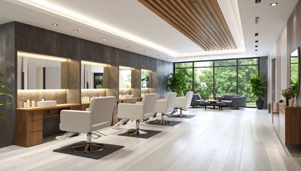 台中美容沙龍店面裝潢